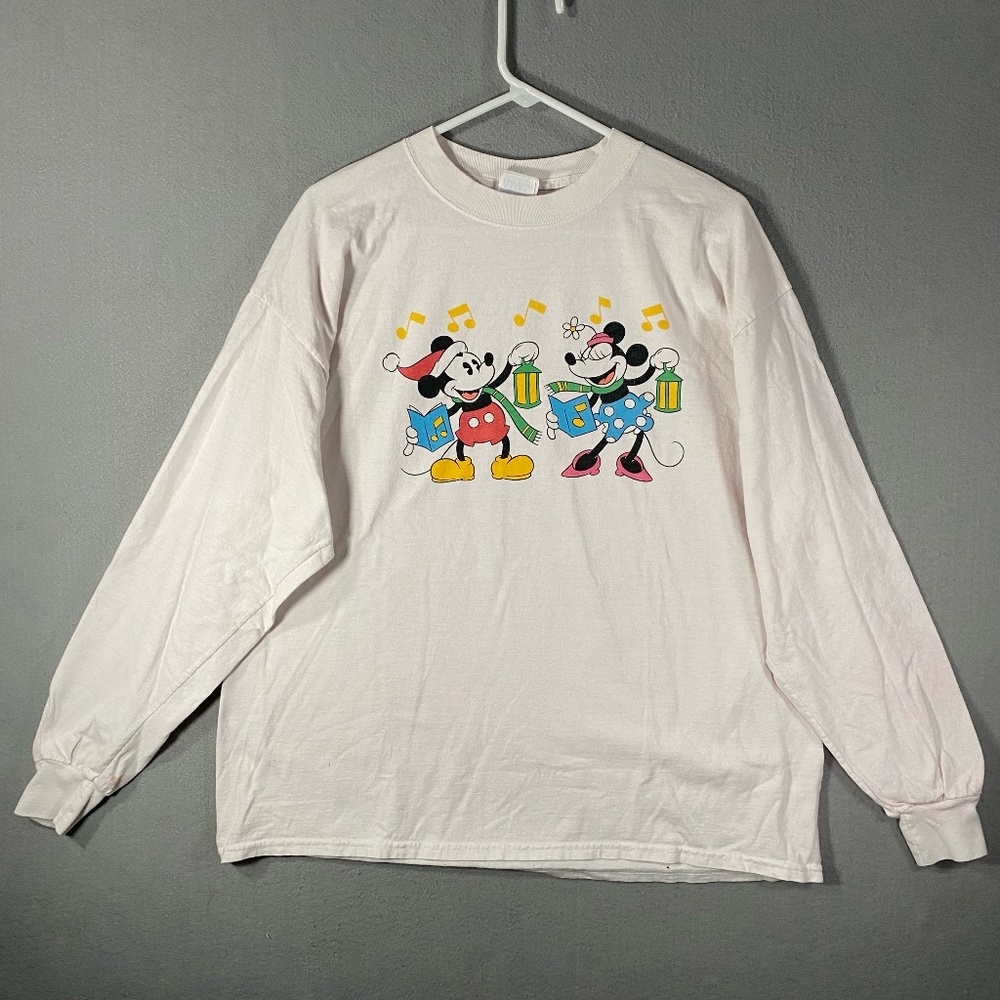 Disney Cast Member CMO Christmas Family Holiday Party Mickey Minnie Shirt XL